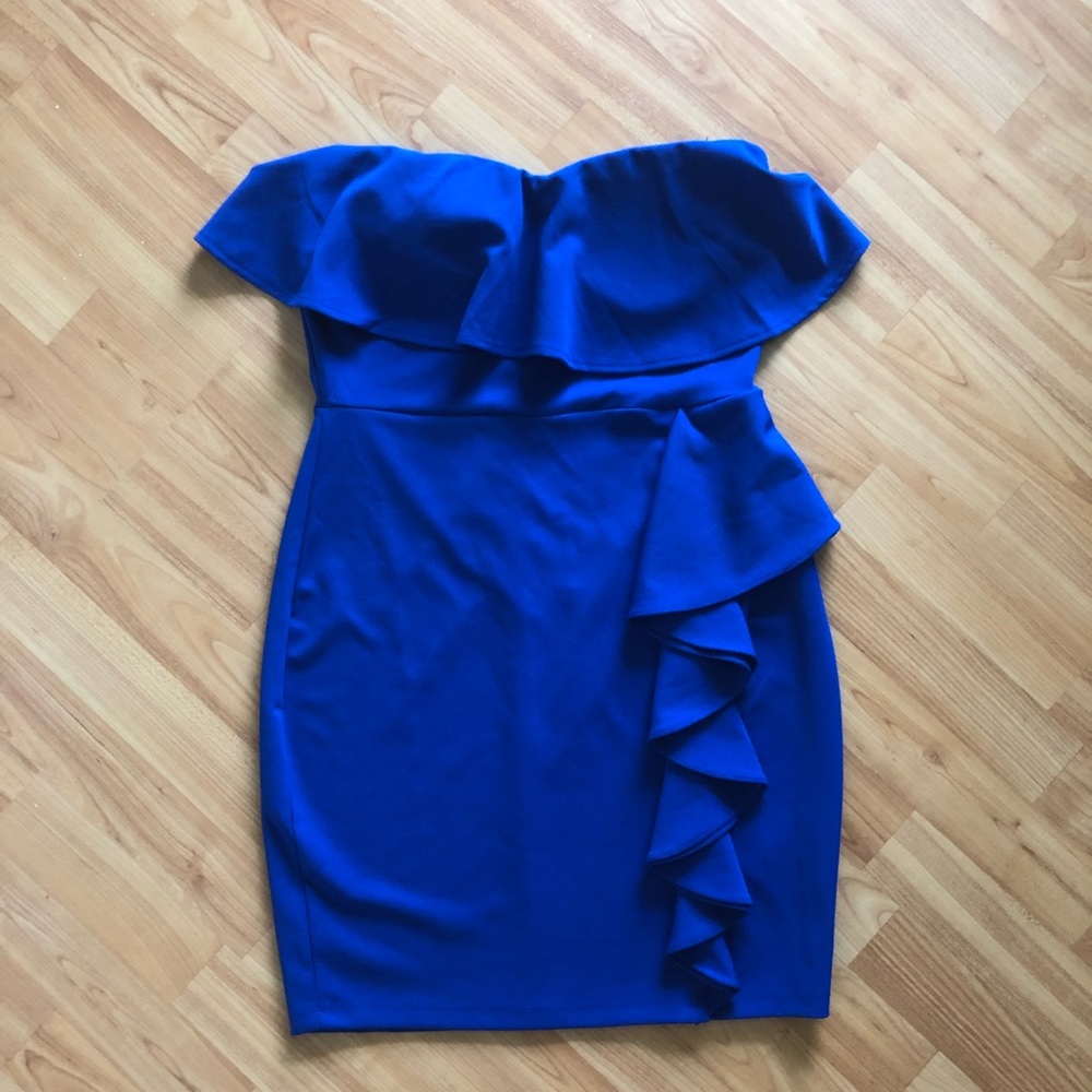 Royal blue dress